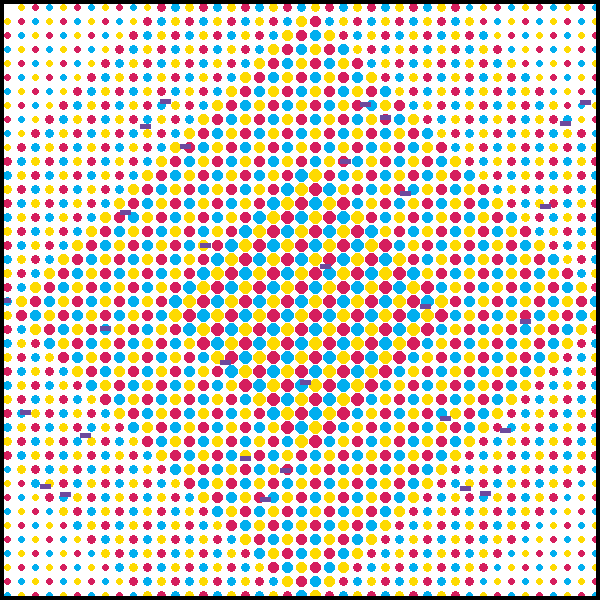 Halftone Dots vinyl pattern