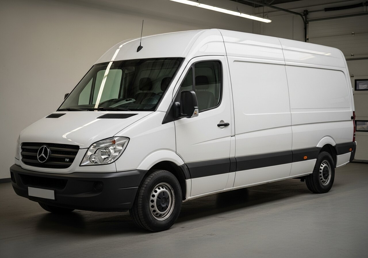 Blank vehicle before wrap application